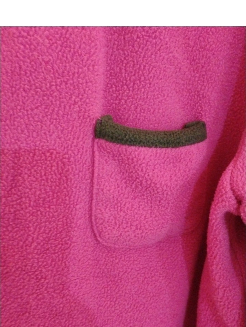 Cuddl Duds Hot Pink Crewneck with Charcoal Trim - Picture 3 of 7